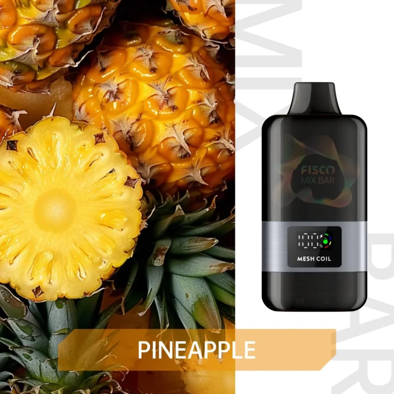 Mighty Vape Review: Performance Meets Portability 1 FISCO Mix Bar 12000 PINEAPPLE
