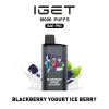 BAR PRO 10000 BLACKBERRY YOGURT ICE BERRY 54 IGET BAR PRO BLACKBERRY YOGURT ICE BERRY