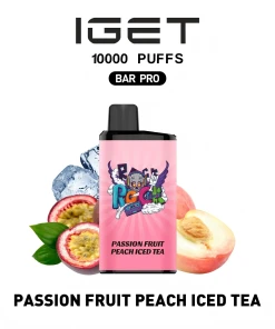 IGET BAR PRO PASSION FRUIT PEACH ICED TEA