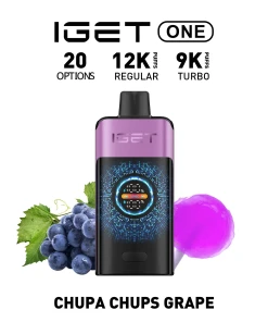 IGET ONE Vape 12000 PUFFS CHUPA CHUPS grape