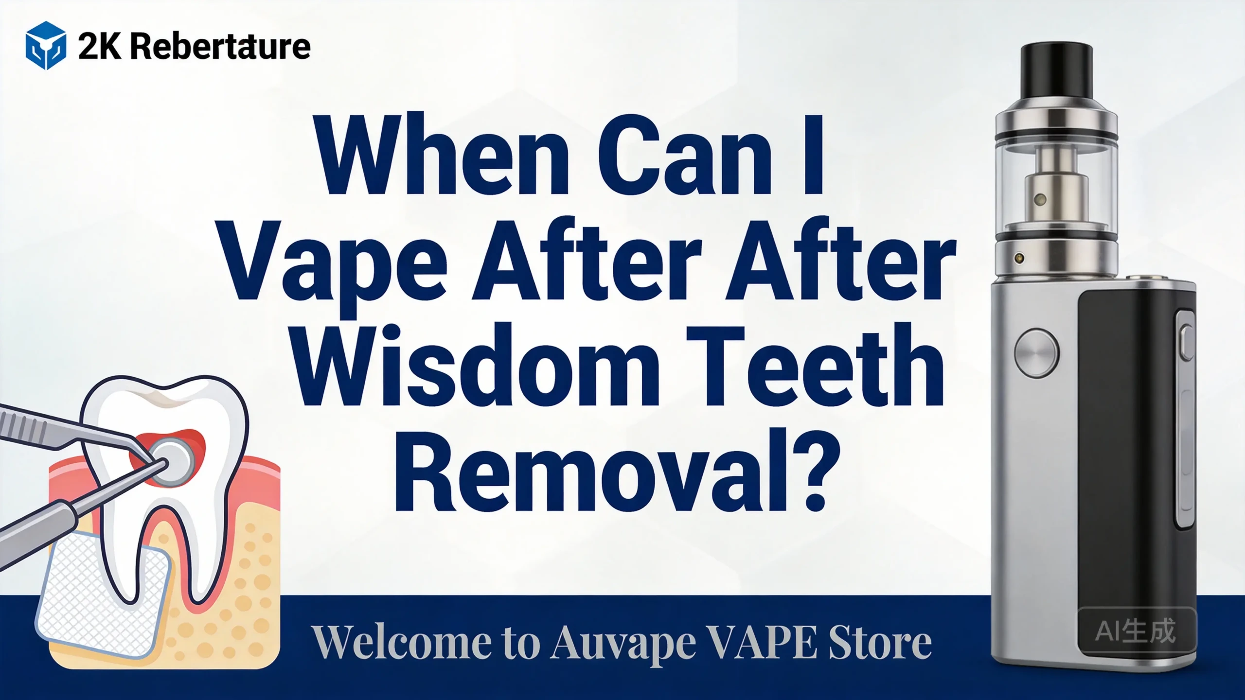 When Can I Vape After Wisdom Teeth Removal